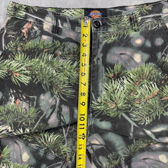 Dickies CamoWest Pants Mens (36)x32 Green Camo Cargo Utility Adjustable Outdoor - Picture 7 of 14
